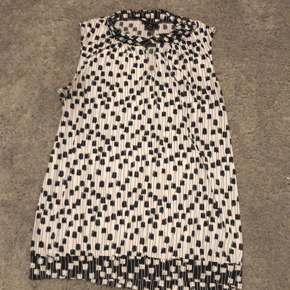 Worthington Petite black and white blouse